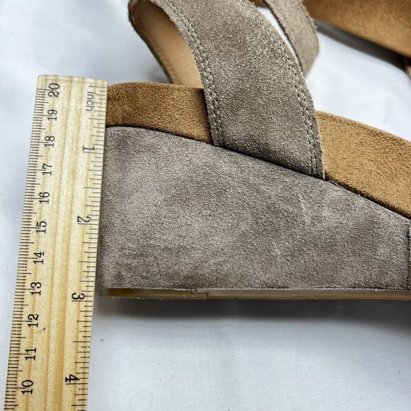 Lucky Brand Women's Lot KANOA & KARSTAN Ankle Strap Wedge Heel Sandals EUR 39 - Picture 7 of 13